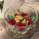 Miegančių rožių kompozicija "Mini 5"