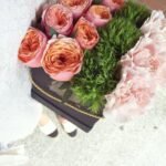 Gėlių dėžutė "Peony rose"