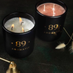 Palmių vaško žvakė indelyje - Aromatic 89