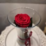 Stiklinė rožė „Vienintelė“