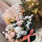 Kalėdinė kompozicija - Švelnus rožinis sapnas