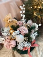 Kalėdinė kompozicija - Švelnus rožinis sapnas - Image 2