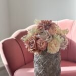 Dekoratyvinių gėlių kompozicija - Provanso pastelė