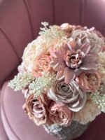 Dekoratyvinių gėlių kompozicija - Provanso pastelė - Image 2