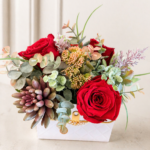 Kompozicija „Raudonas žavesys“