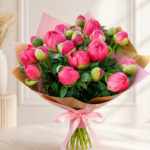 Bijūnai – rausvai koraliniai