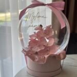 Dovana balione su užrašu - Mylimai mamai rožinė Orchidėja