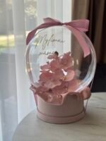 Dovana balione su užrašu - Mylimai mamai rožinė Orchidėja