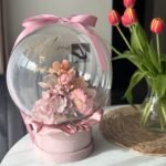 Dovana balione su užrašu Mamai - Pastelė - Image 3